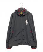 POLO RALPH LAURENポロ・ラルフローレン）の古着「ナイロン パフォーマンス ジャケット」｜ブラック×ホワイトポニー