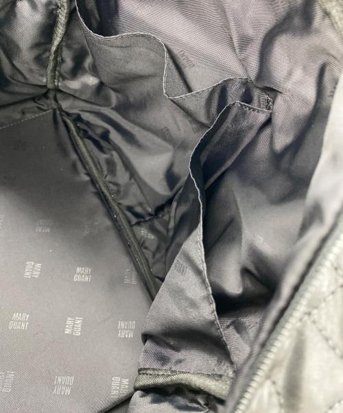 MARY QUANT（マリークヮント）MARY QUANT (マリークヮント) キルティングボストンバッグ ブラックの古着・服飾アイテム