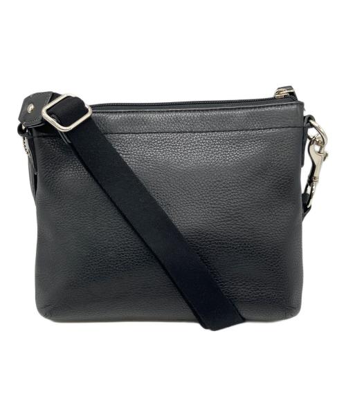 COACH（コーチ）COACH (コーチ) ターンロックレザーショルダーバッグ ブラックの古着・服飾アイテム