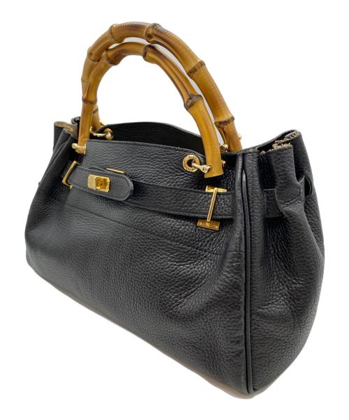 SITA PARANTICA（シータパランティカ）SITA PARANTICA (シータパランティカ) シボカワバンブーBAG ブラックの古着・服飾アイテム