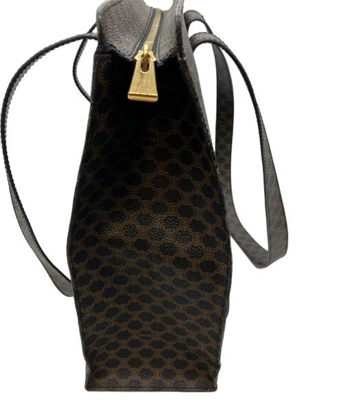 CELINE（セリーヌ）CELINE (セリーヌ) スクエアトートバッグ ブラウンの古着・服飾アイテム