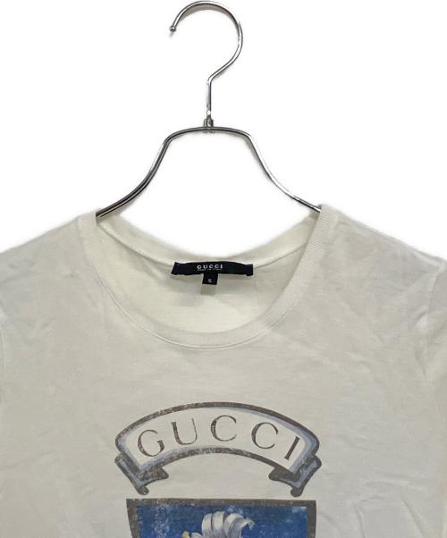 GUCCI（グッチ）GUCCI (グッチ) 半袖カットソー ホワイト サイズ:SIZE Sの古着・服飾アイテム
