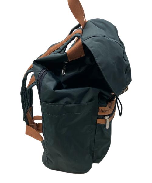 LeSportsac（レスポートサック）LeSportsac (レスポートサック) 神崎　恵 (カンザキメグミ) SMART FLAP BACKPACK グリーンの古着・服飾アイテム