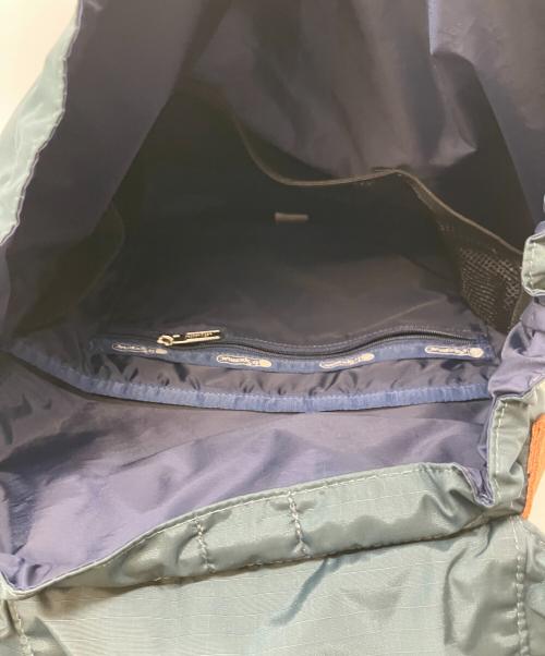LeSportsac（レスポートサック）LeSportsac (レスポートサック) 神崎　恵 (カンザキメグミ) SMART FLAP BACKPACK グリーンの古着・服飾アイテム