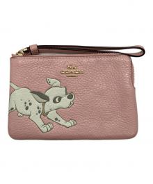 COACH（コーチ）の古着「ポーチ」｜ピンク