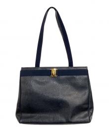 Salvatore Ferragamo（サルヴァトーレ フェラガモ）の古着「トートバッグ」｜ブラック