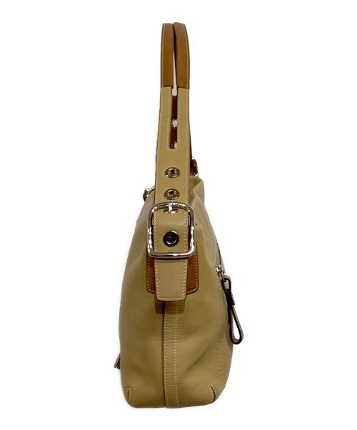 COACH（コーチ）COACH (コーチ) ワンショルダーバッグ ベージュの古着・服飾アイテム