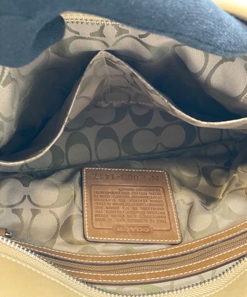 COACH（コーチ）COACH (コーチ) ワンショルダーバッグ ベージュの古着・服飾アイテム