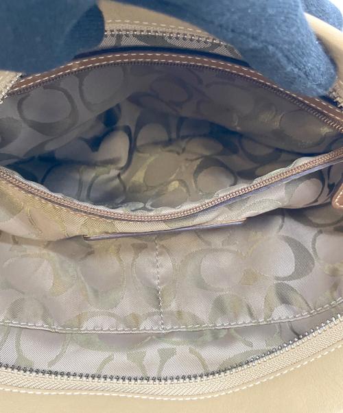 COACH（コーチ）COACH (コーチ) ワンショルダーバッグ ベージュの古着・服飾アイテム