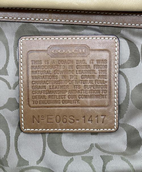COACH（コーチ）COACH (コーチ) ワンショルダーバッグ ベージュの古着・服飾アイテム