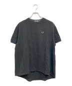 FRED PERRY×RAY BEAMSフレッドペリー×レイ ビームス）の古着「別注 リラックスド ピケ Tシャツ」｜ブラック