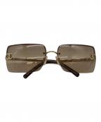 CHANELシャネル）の古着「サングラス」｜ゴールド