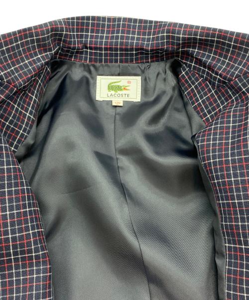 LACOSTE（ラコステ）LACOSTE (ラコステ) '90s ジュニアスーツ レッド×ブラック サイズ:120cmの古着・服飾アイテム