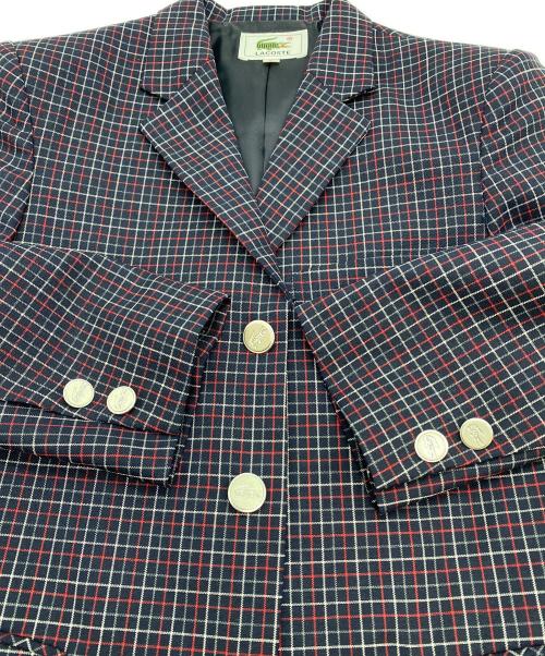 LACOSTE（ラコステ）LACOSTE (ラコステ) '90s ジュニアスーツ レッド×ブラック サイズ:120cmの古着・服飾アイテム
