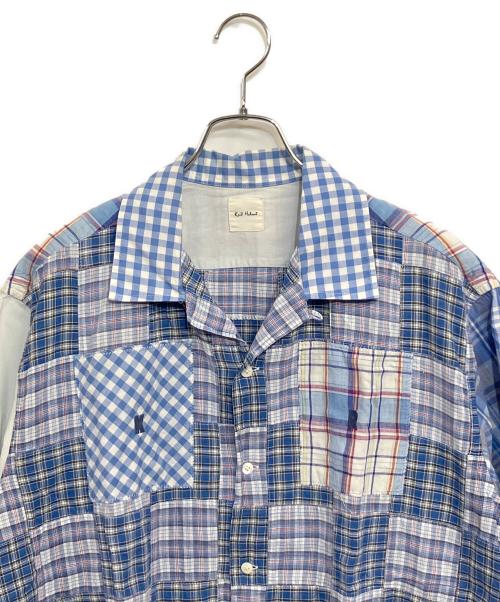 KARL HELMUT（カールヘルム）KARL HELMUT (カールヘルム) 半袖シャツ ブルー サイズ:SIZE Lの古着・服飾アイテム
