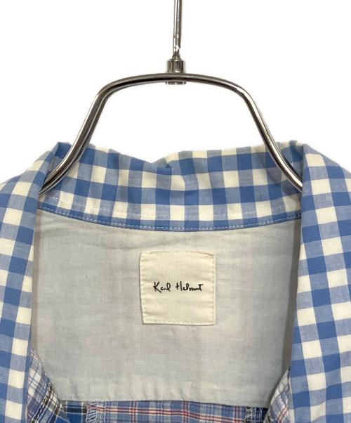 KARL HELMUT（カールヘルム）KARL HELMUT (カールヘルム) 半袖シャツ ブルー サイズ:SIZE Lの古着・服飾アイテム