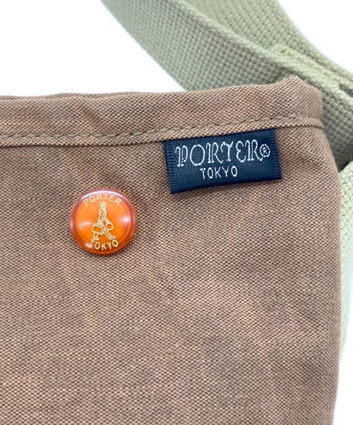 PORTER（ポーター）PORTER (ポーター) サコッシュ ブラウンの古着・服飾アイテム