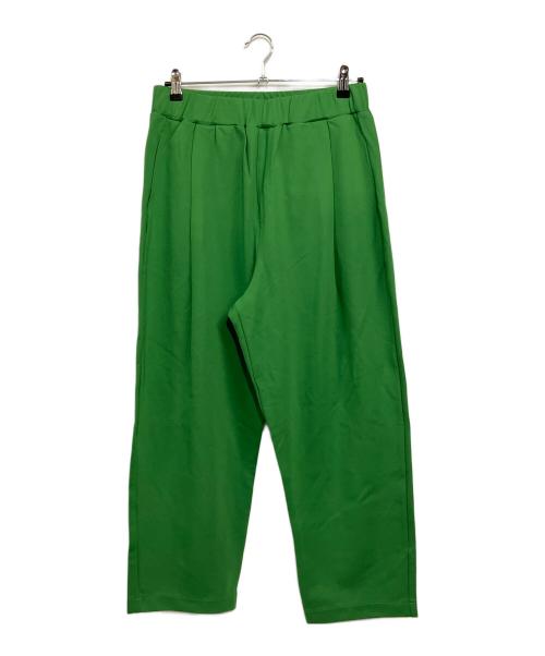 journal standard luxe（ジャーナルスタンダード ラックス）journal standard luxe (ジャーナルスタンダード ラックス) ポンチタックパンツ グリーン サイズ:SIZE Free 未使用品の古着・服飾アイテム