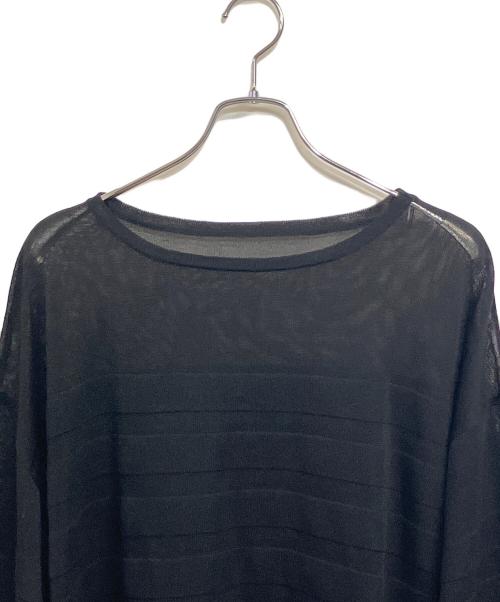 journal standard luxe（ジャーナルスタンダード ラックス）journal standard luxe (ジャーナルスタンダード ラックス) 薄手ニット ブラック サイズ:SIZE Freeの古着・服飾アイテム