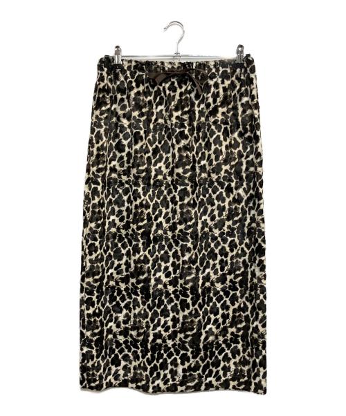 journal standard luxe（ジャーナルスタンダード ラックス）journal standard luxe (ジャーナルスタンダード ラックス) レオパミニファーイージースカート ブラウン サイズ:SIZE Freeの古着・服飾アイテム