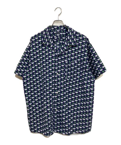 HELLY HANSEN（ヘリーハンセン）HELLY HANSEN (ヘリーハンセン) mina perhonen (ミナ ペルホネン) 半袖シャツ ネイビー サイズ:SIZE XLの古着・服飾アイテム