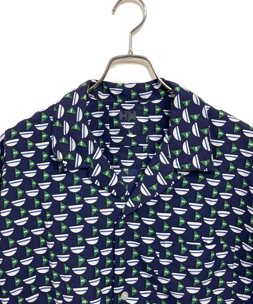 HELLY HANSEN（ヘリーハンセン）HELLY HANSEN (ヘリーハンセン) mina perhonen (ミナ ペルホネン) 半袖シャツ ネイビー サイズ:SIZE XLの古着・服飾アイテム