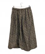 journal standard luxeジャーナルスタンダード ラックス）の古着「ダブルJQレオパスカート」｜ブラック×ブラウン