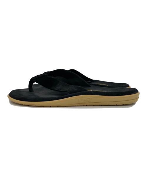 ISLAND SLIPPER（アイランドスリッパ）ISLAND SLIPPER (アイランドスリッパ) スエードトングサンダル ブラック サイズ:SIZE 9の古着・服飾アイテム