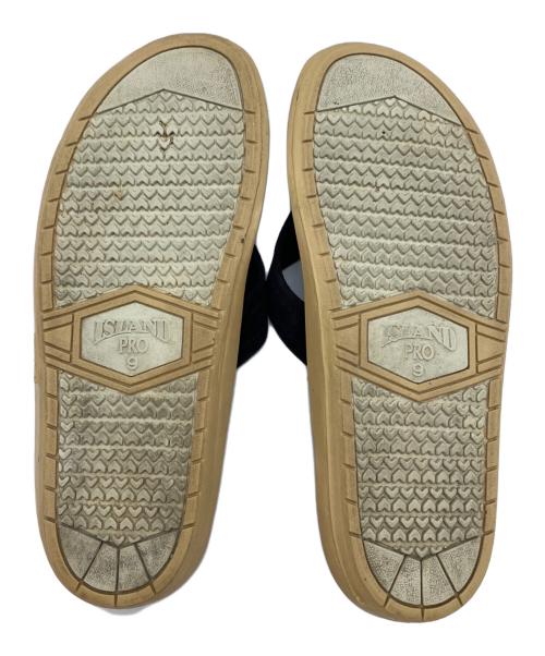 ISLAND SLIPPER（アイランドスリッパ）ISLAND SLIPPER (アイランドスリッパ) スエードトングサンダル ブラック サイズ:SIZE 9の古着・服飾アイテム