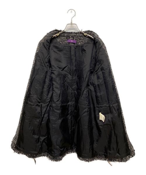 Y's（ワイズ）Y's (ワイズ) ツイードジャケット ブラック サイズ:SIZE 3の古着・服飾アイテム