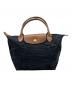 LONGCHAMP（ロンシャン）の古着「ハンドバッグ」｜ブラック
