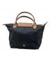 LONGCHAMP (ロンシャン) ハンドバッグ ブラック：6000円