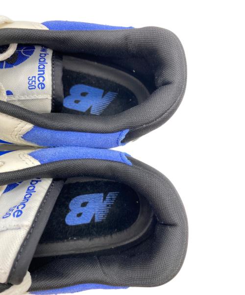 NEW BALANCE（ニューバランス）NEW BALANCE (ニューバランス) BB550 VTA ホワイト×ブルー サイズ:SIZE 27.5cmの古着・服飾アイテム
