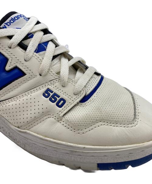 NEW BALANCE（ニューバランス）NEW BALANCE (ニューバランス) BB550 VTA ホワイト×ブルー サイズ:SIZE 27.5cmの古着・服飾アイテム