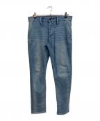 Denham×MEN'S BIGIデンハム×メンズビギ）の古着「別注カラー RAZORハイストレッチデニム」｜ブルー