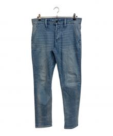 Denham×MEN'S BIGI（デンハム×メンズビギ）の古着「別注カラー RAZORハイストレッチデニム」｜ブルー