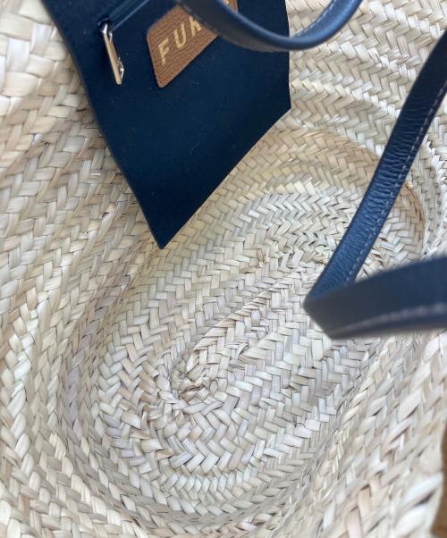 FURLA（フルラ）FURLA (フルラ) カゴバッグ ベージュの古着・服飾アイテム