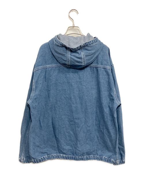 X-LARGE（エクストララージ）X-LARGE (エクストララージ) デニム アノラックパーカー ブルー サイズ:SIZE L (US M)の古着・服飾アイテム