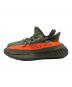 adidas (アディダス) Boost 350V2 グレー×オレンジ サイズ:SIZE 24.5cm：12000円