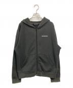 BALENCIAGAバレンシアガ）の古着「ジップアップフーディ」｜ブラック
