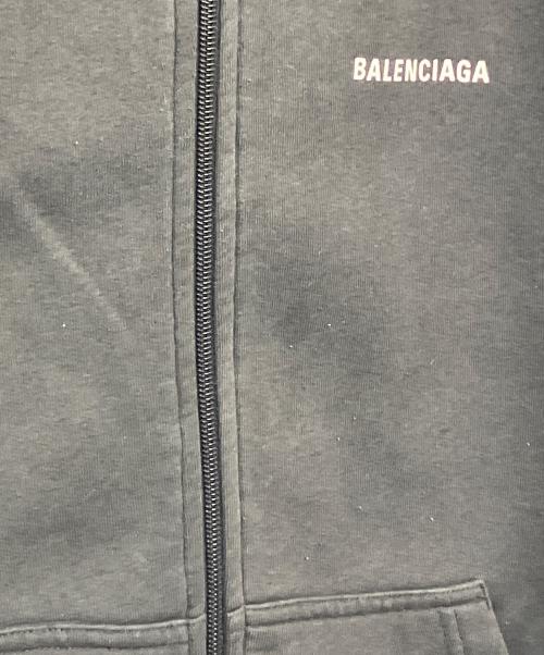 BALENCIAGA（バレンシアガ）BALENCIAGA (バレンシアガ) ジップアップフーディ ブラック サイズ:SIZE LL (EUR L)の古着・服飾アイテム