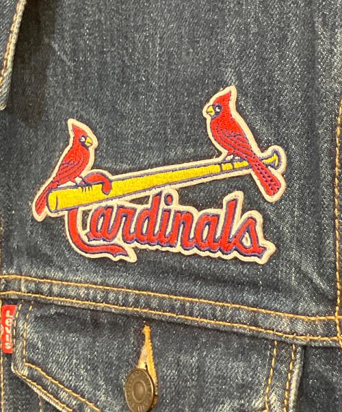 セントルイス・カージナルス（セントルイス・カージナルス）セントルイス・カージナルス (セントルイス・カージナルス) LEVI'S (リーバイス) MLB デニムトラッカージャケット ミディアムインディゴ サイズ:SIZE M (US S)の古着・服飾アイテム