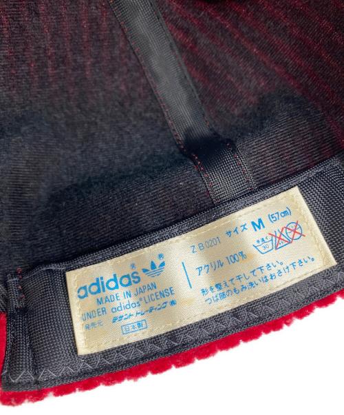adidas Originals（アディダスオリジナル）adidas Originals (アディダスオリジナル) 80-90s コーデュロイキャップ レッド×ブルー×ホワイトの古着・服飾アイテム