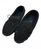 Lloyd footwearロイドフットウェア）の古着「スエードモカシンシューズ」｜ブラック