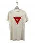 DAINESE（ダイネーゼ）の古着「SPEED DEMON T-SHIRT」｜ホワイト×レッドロゴ