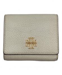 TORY BURCH（トリーバーチ）の古着「コンパクトウォレット」｜ホワイトベージュ