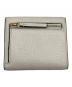 TORY BURCH (トリーバーチ) コンパクトウォレット ホワイトベージュ：11000円