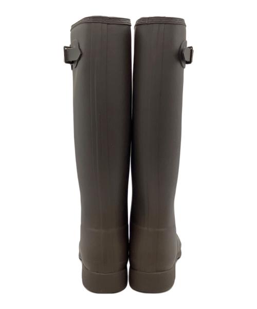 HUNTER（ハンター）HUNTER (ハンター) オリジナル トール レイン ブーツ ブラウン サイズ:SIZE UK6 (25cm)の古着・服飾アイテム