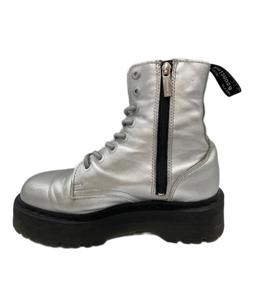 Dr.Martens（ドクターマーチン）Dr.Martens (ドクターマーチン) JADON 8ホールブーツ シルバー サイズ:SIZE UK6の古着・服飾アイテム