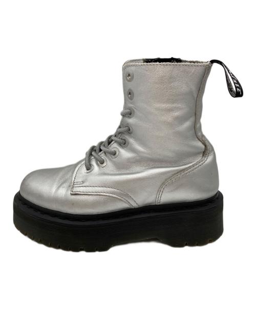Dr.Martens（ドクターマーチン）Dr.Martens (ドクターマーチン) JADON 8ホールブーツ シルバー サイズ:SIZE UK6の古着・服飾アイテム